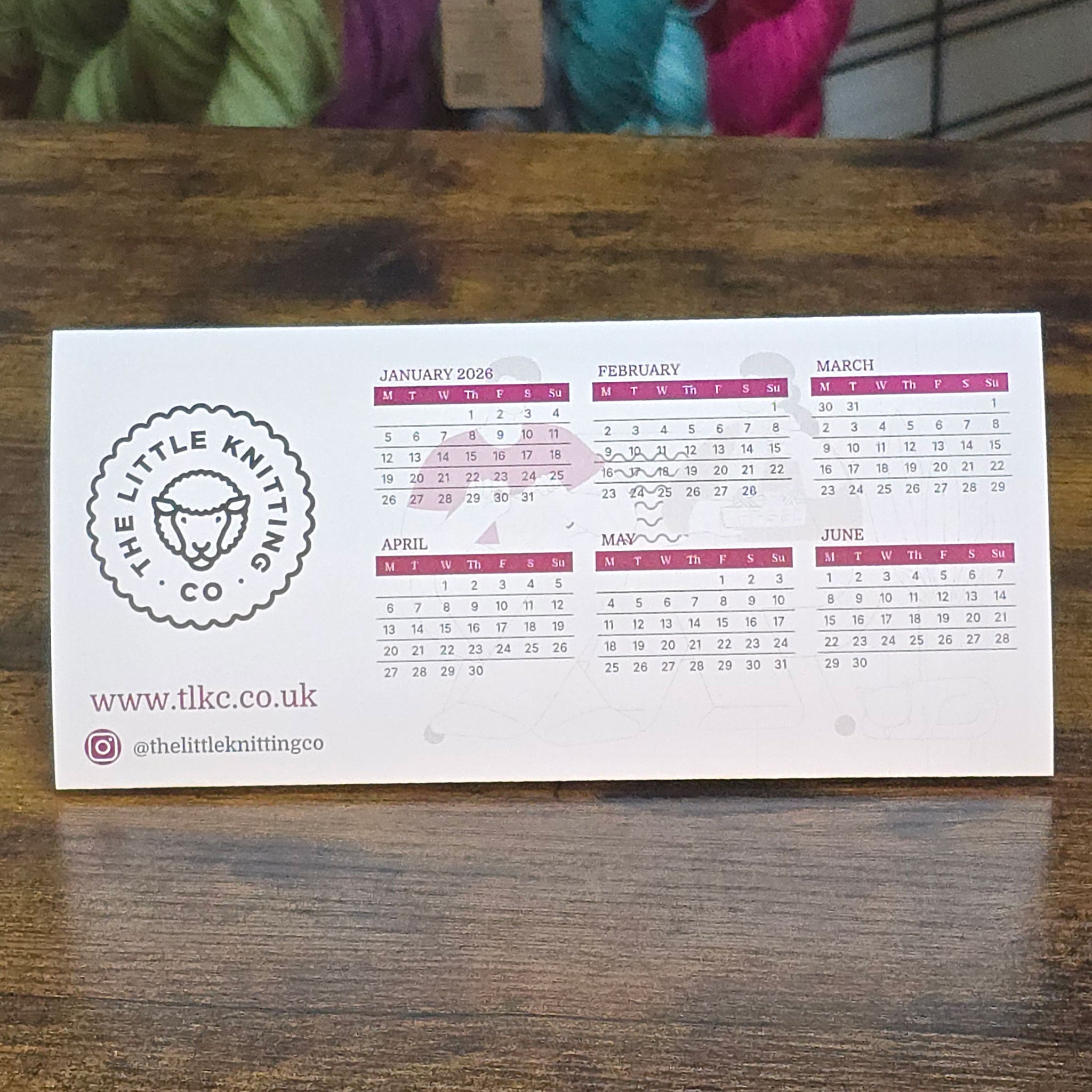 2026 Desktop Calendar