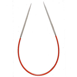 Knit RED Circular Knitting Needle 9in (23cm) long