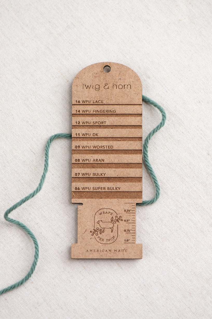 Wraps Per Inch Tool | Knitting Crochet Weaving Spinning
