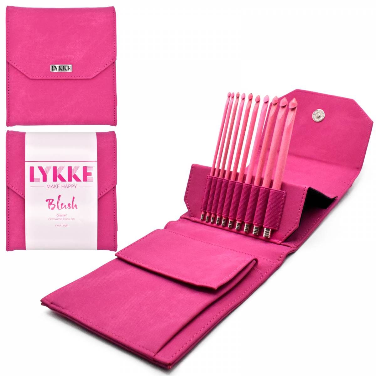 LYKKE 6in Crochet Hook Set | Blush