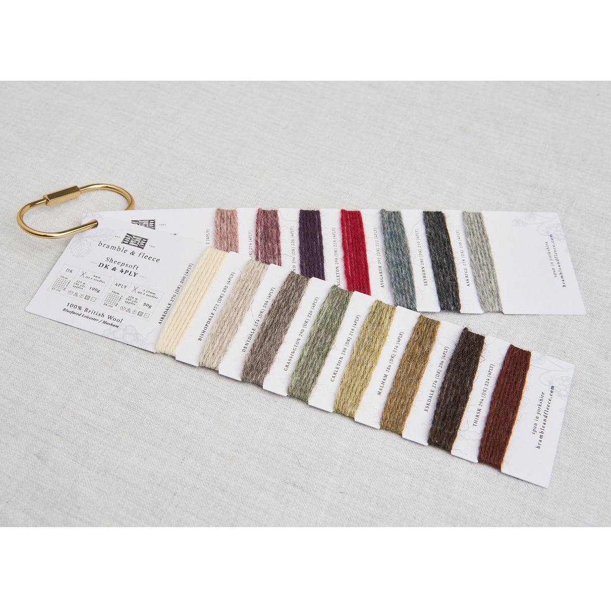 Bramble & Fleece Wooltrace DK Makers Palette | 25g yarn