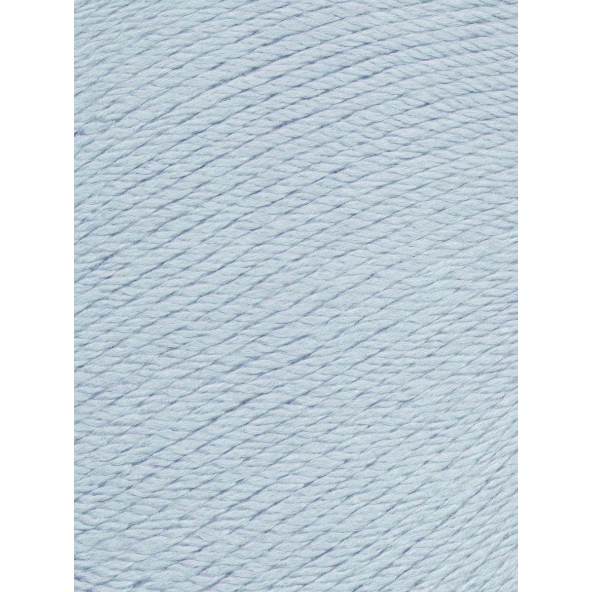 Light blue colour swatch of yarn