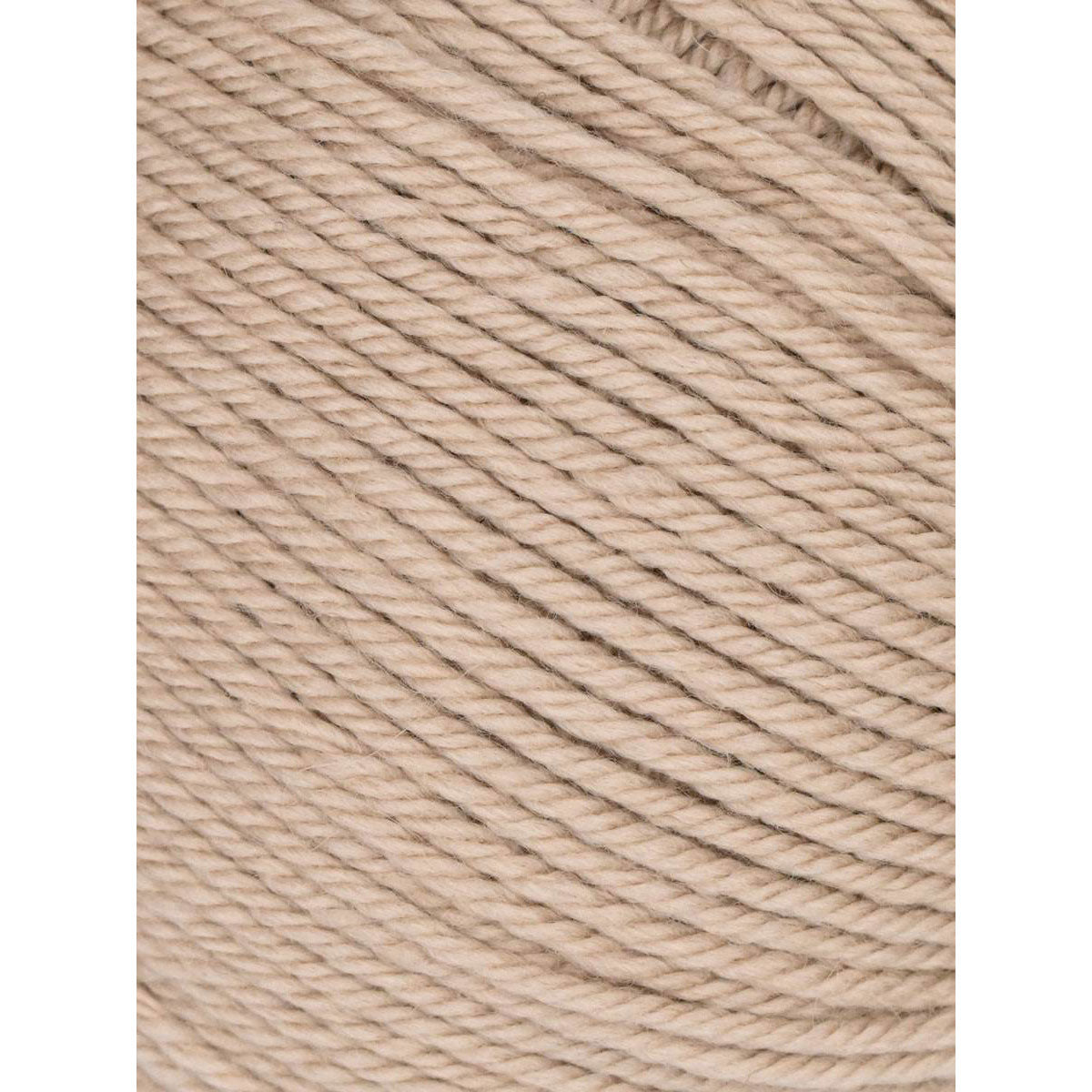 Dark sand colour swatch of yarn