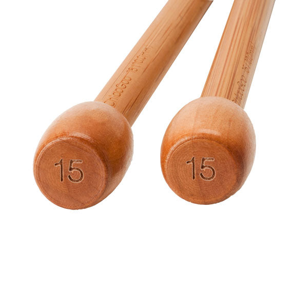 ChiaoGoo 13in (33cm) Bamboo Straight Knitting Needles | Single Points | Moso Bamboo