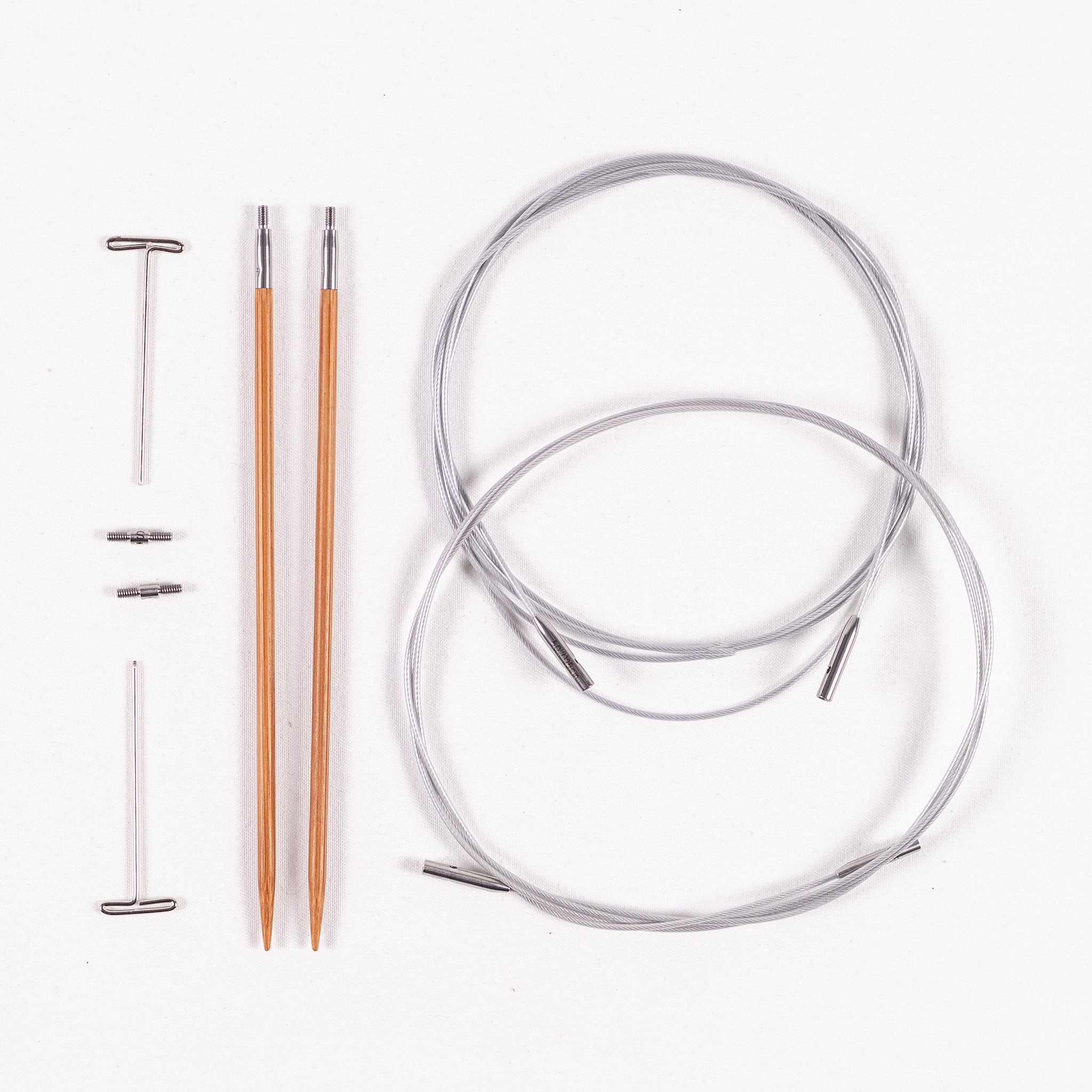 SPIN 5in Small Set | Bamboo Interchangeable Knitting Needles
