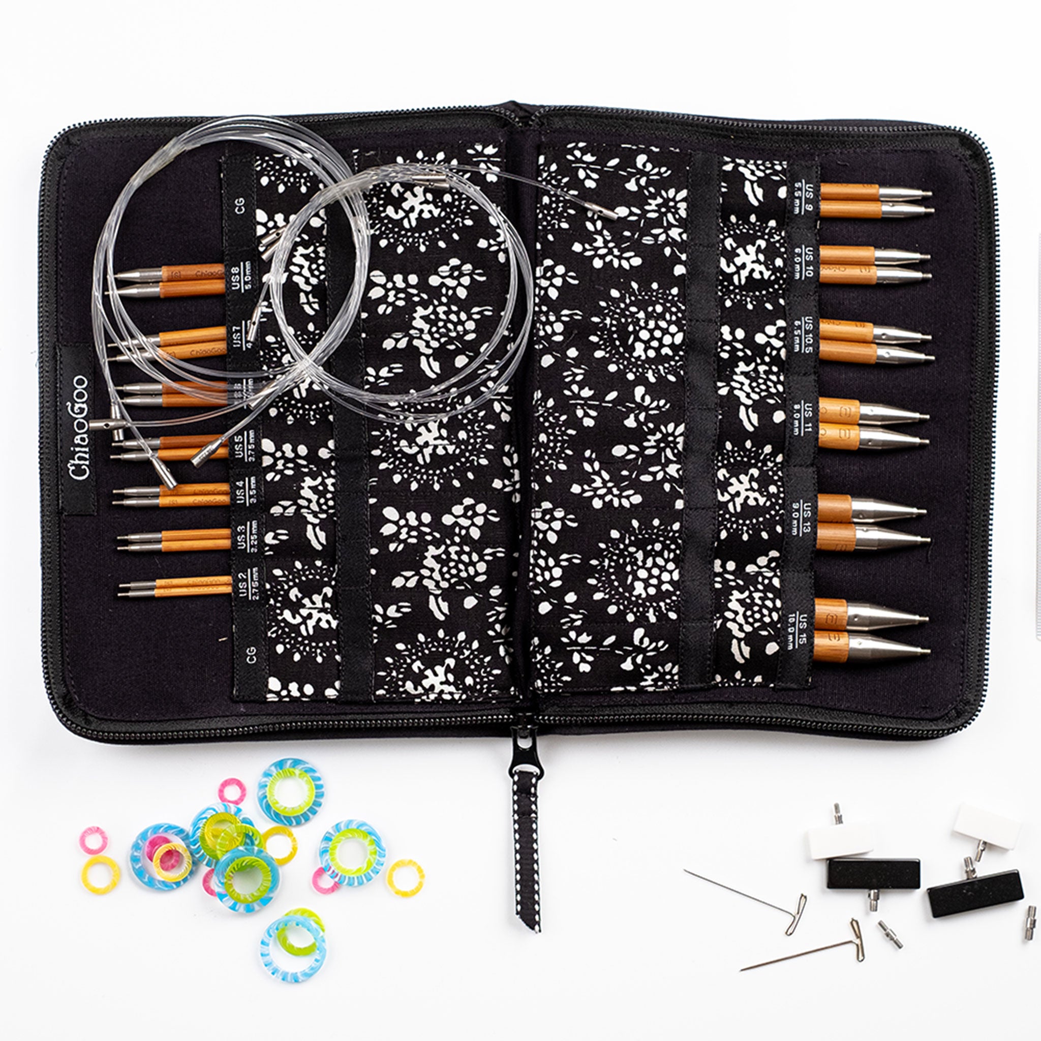 ChiaoGoo SPIN Interchangeable Set 5in tips - Complete