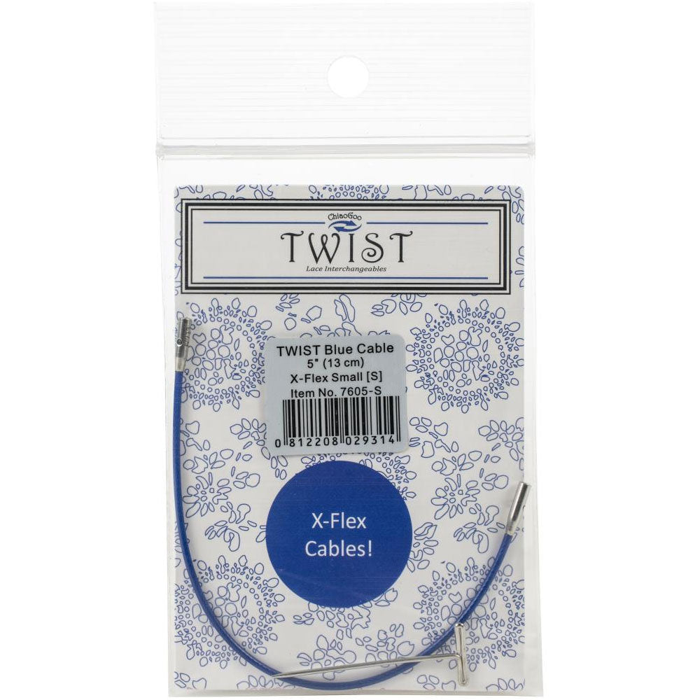 Packaged ChiaoGoo Twist X-Flex blue cable