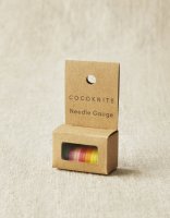 Cocoknits Knitting Needle Gauge | Rainbow Stack of Connected Measuring Discs