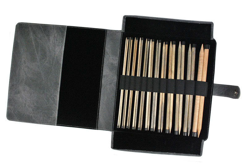LYKKE Driftwood Straight Single Pointed Knitting Needle Set 10in (25cm) long