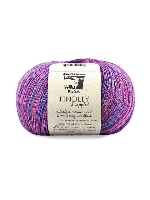 Findley Dappled | Merino & Silk Lace Yarn
