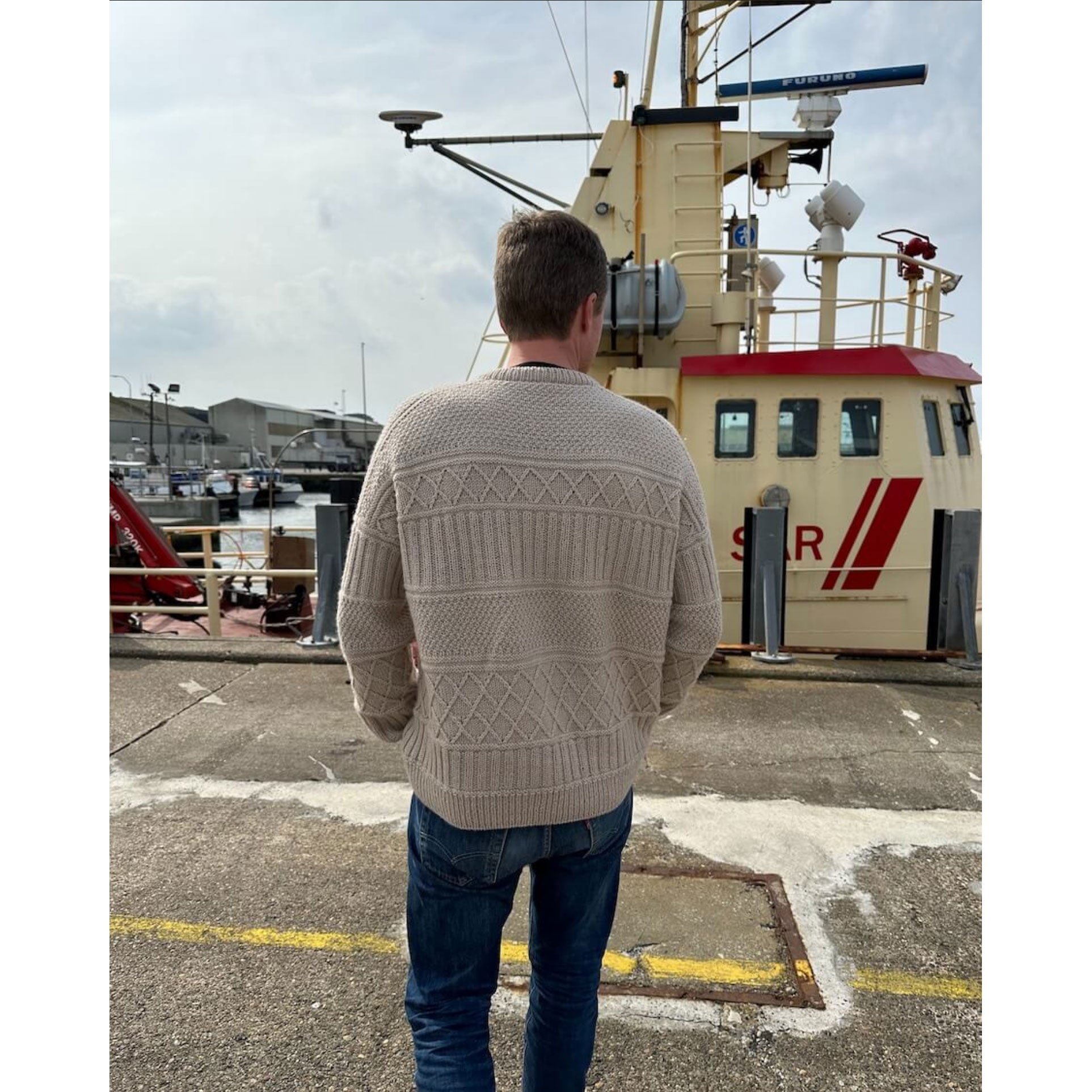 Ingrid Sweater Man | Printed Pattern