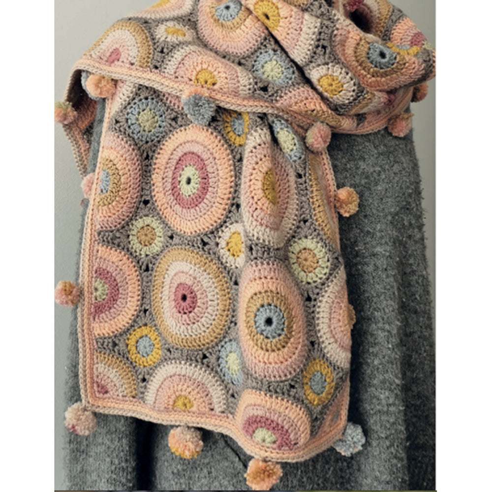 Magic Circles Crochet Scarf | Printed Pattern Booklet