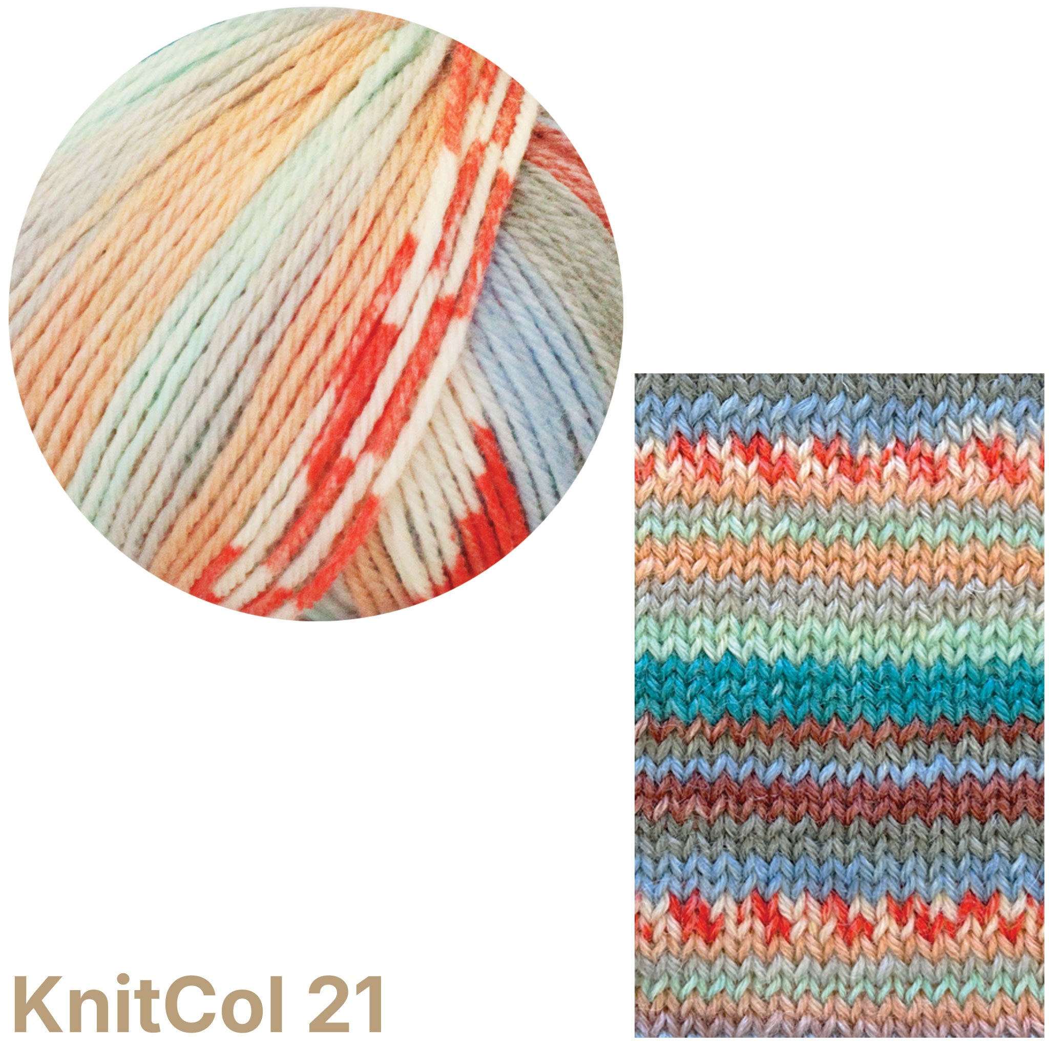 KnitCol | Self-Patterning DK Yarn