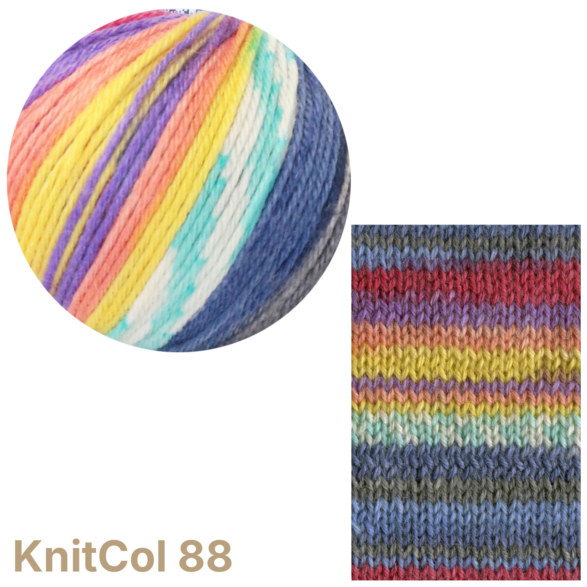 KnitCol | Self-Patterning DK Yarn