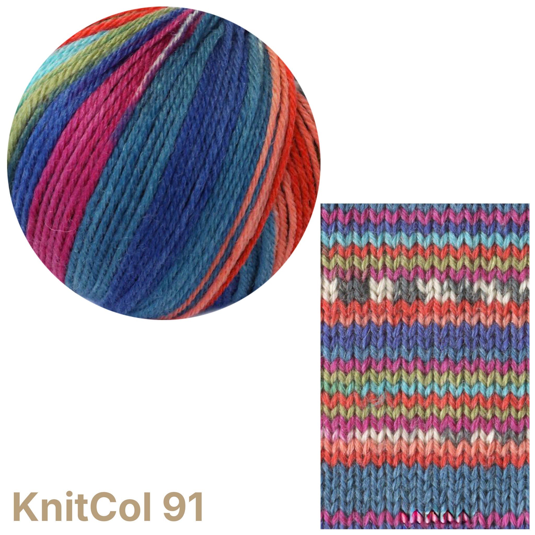 KnitCol | Self-Patterning DK Yarn