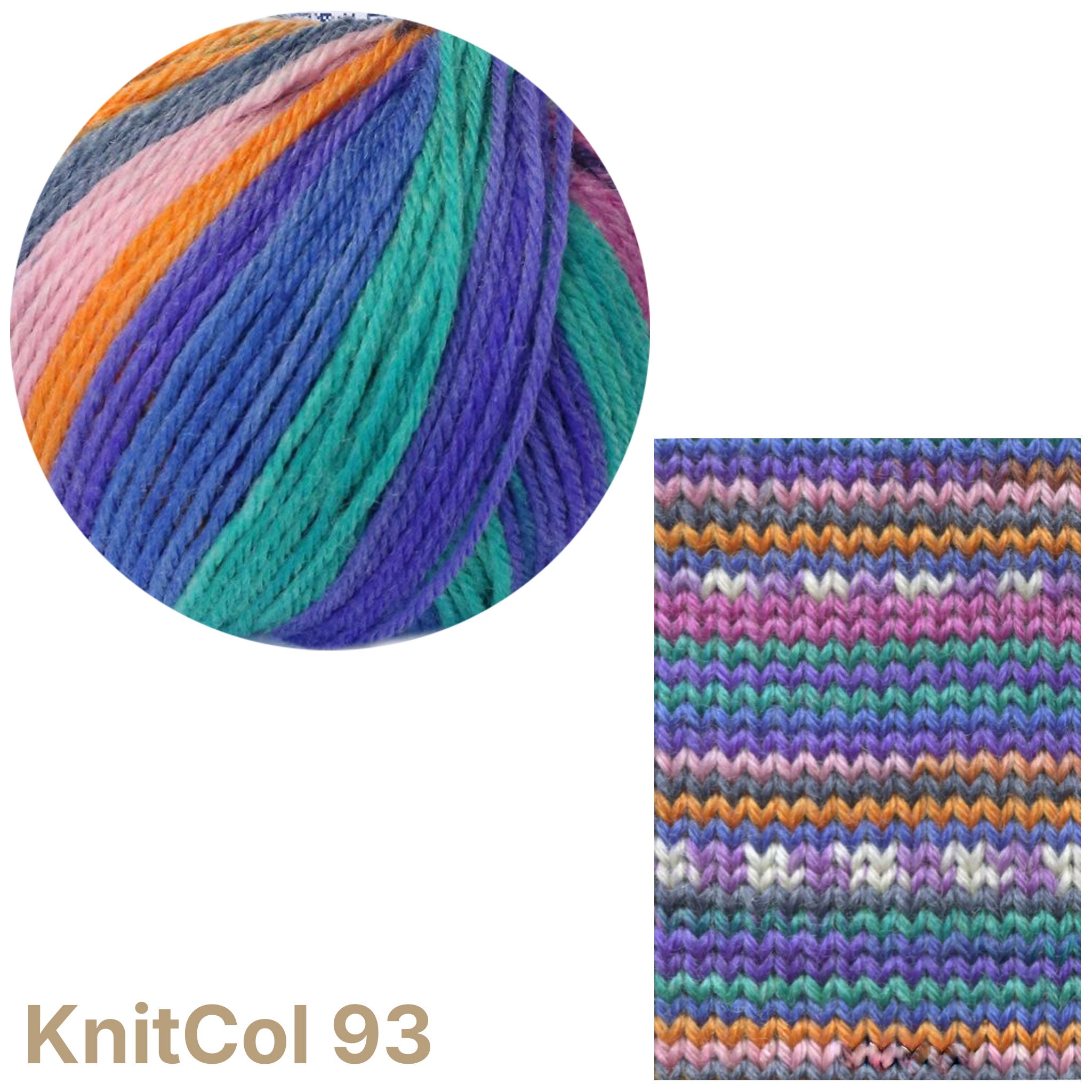 KnitCol | Self-Patterning DK Yarn