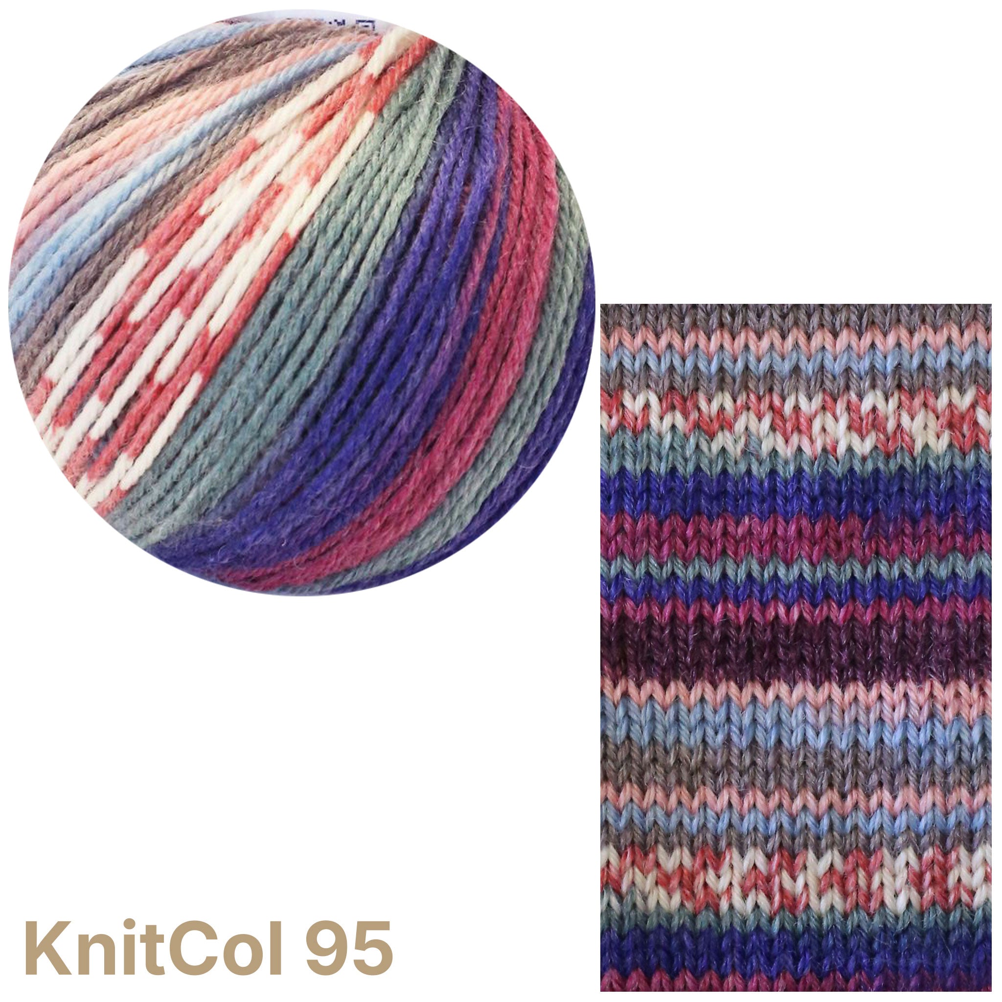 KnitCol | Self-Patterning DK Yarn