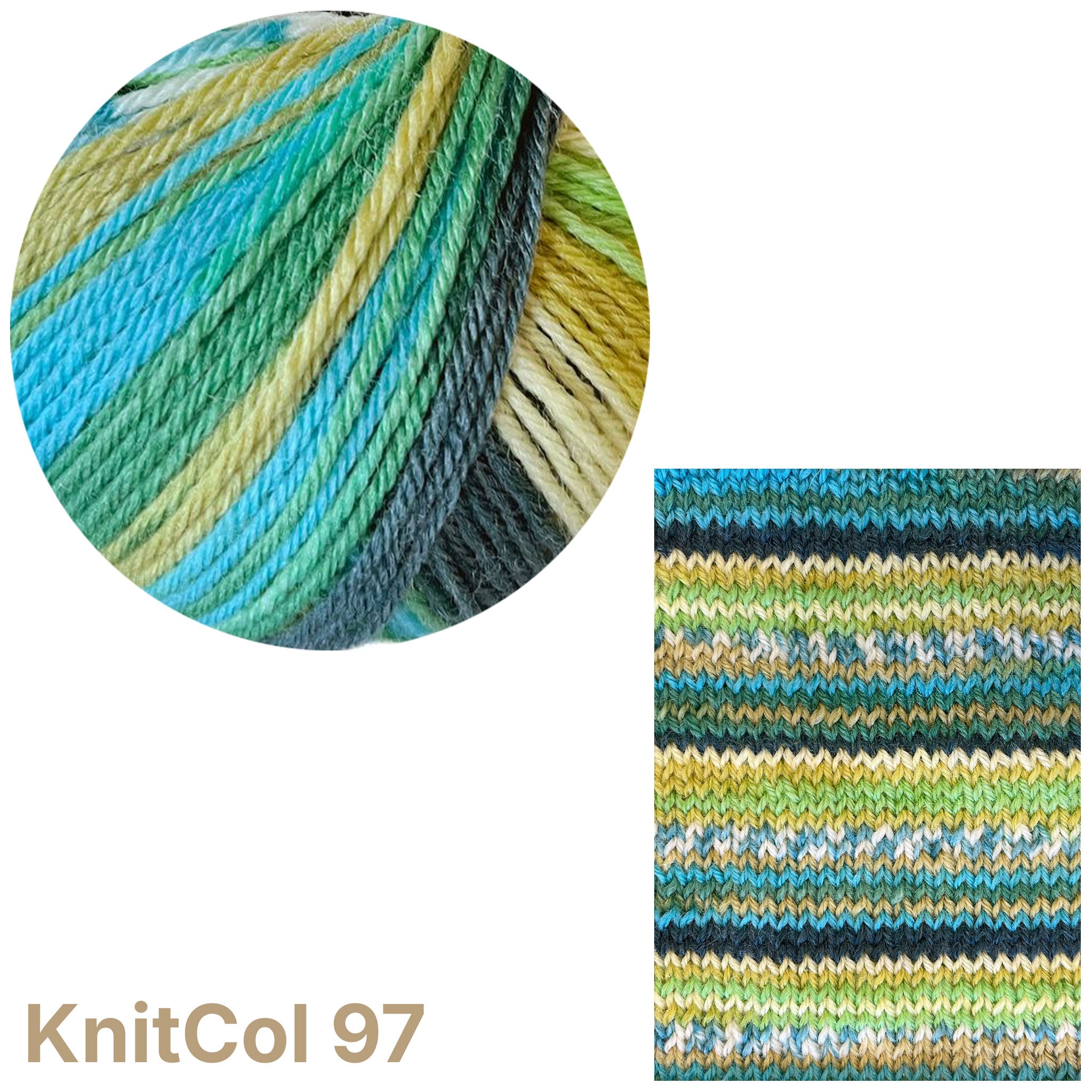 KnitCol | Self-Patterning DK Yarn