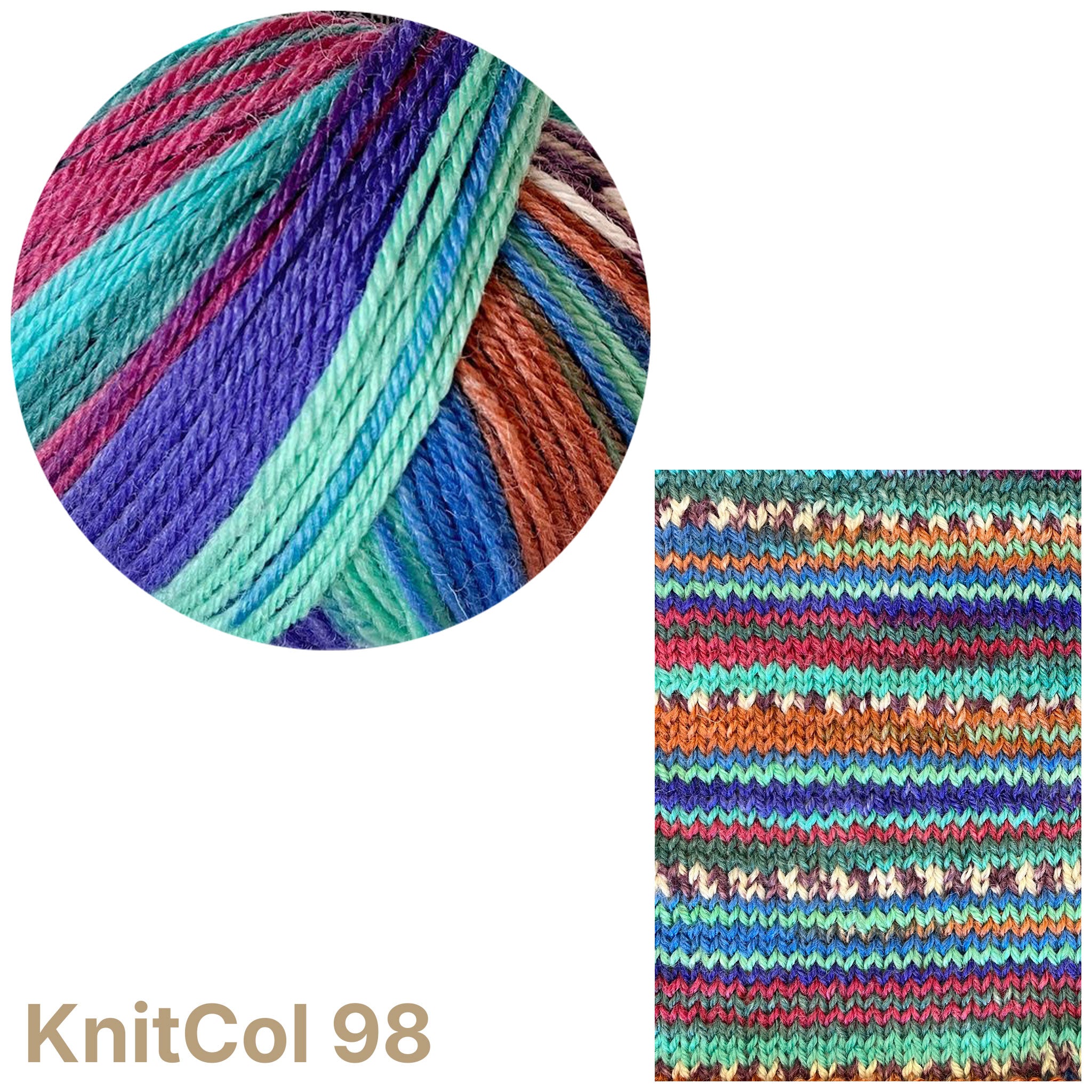 KnitCol | Self-Patterning DK Yarn