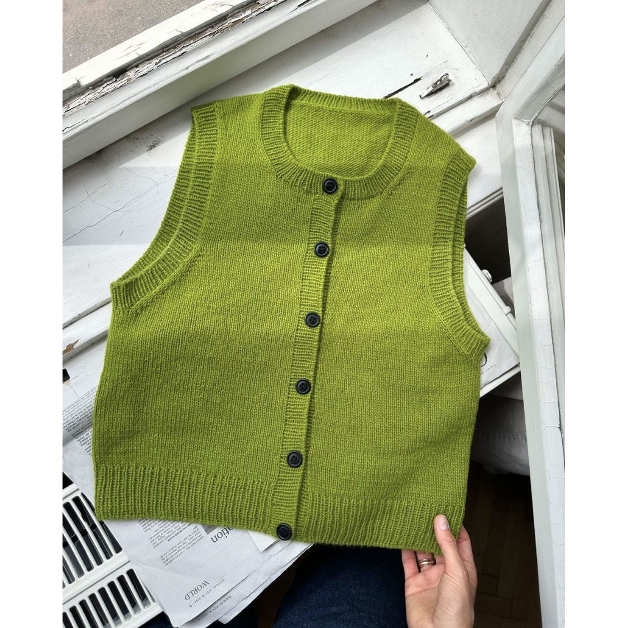 Maggie Vest | Printed Knitting Pattern