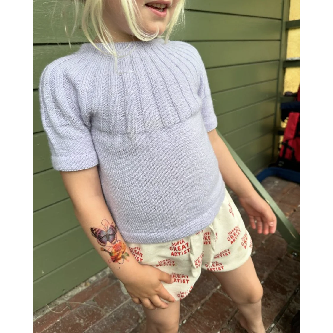 Sunday Tee Junior | Printed Knitting Pattern