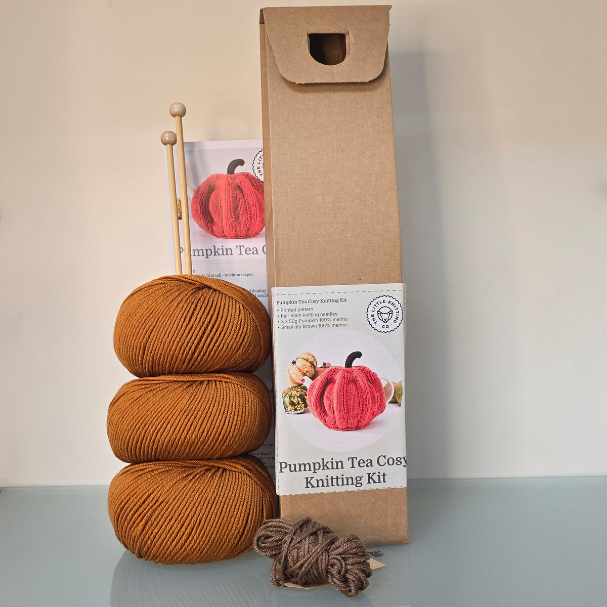 Pumpkin Tea Cosy Knitting Kit