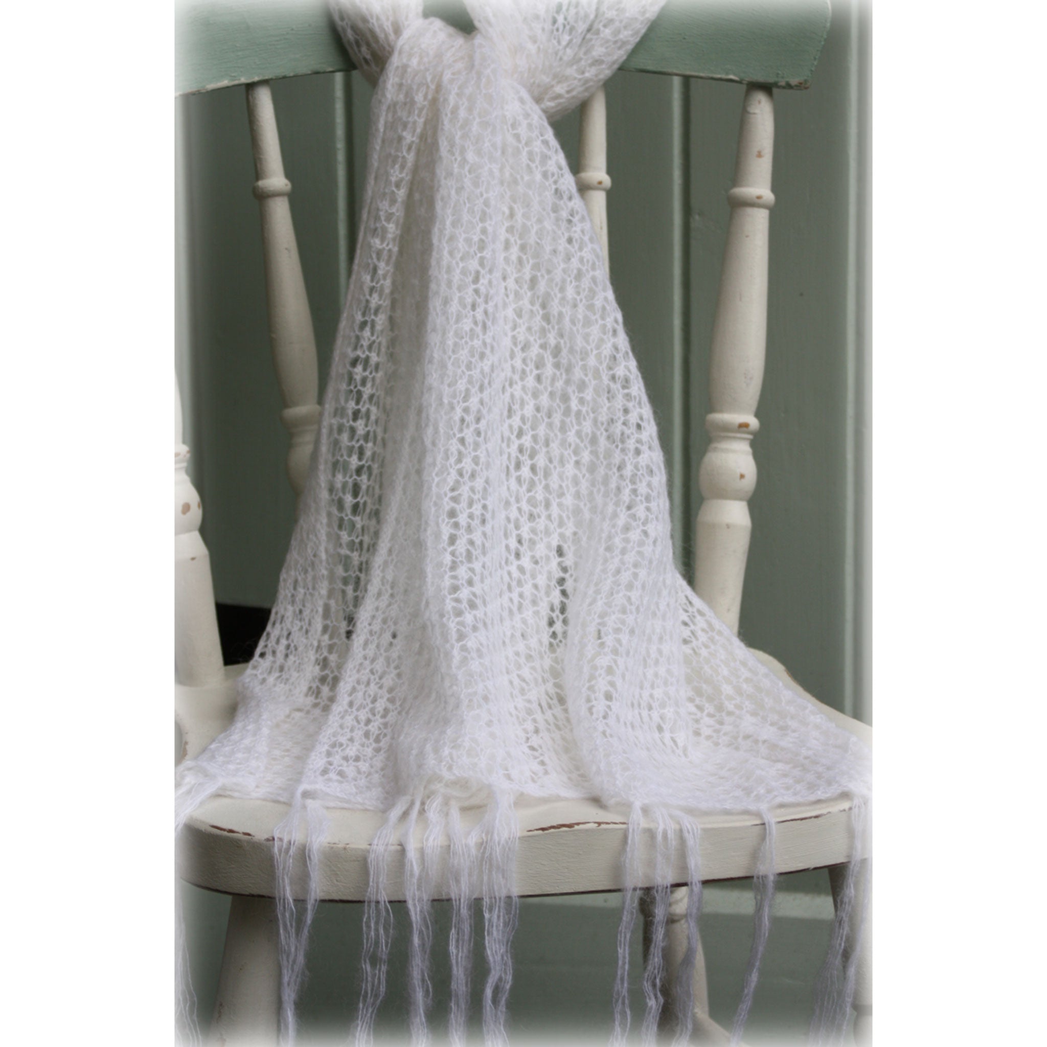 Ran Lace Wrap | Silk Mohair Knitting Kit