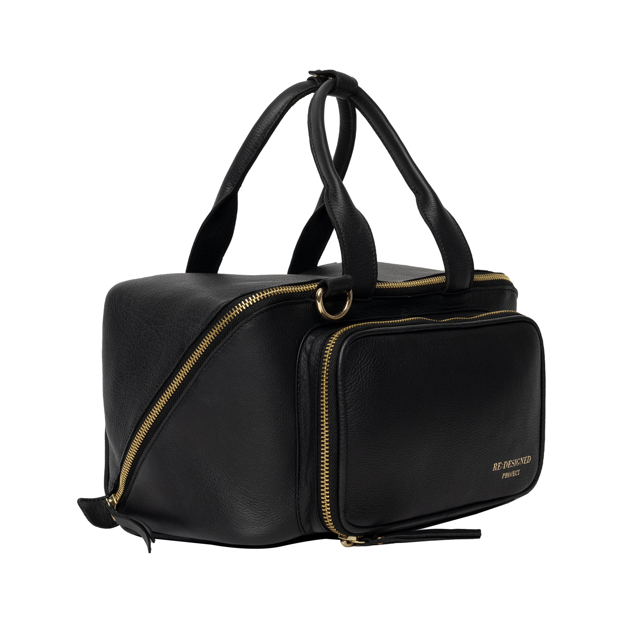 Redesigned Project 39 | Compact Leather Knitting Project Bag
