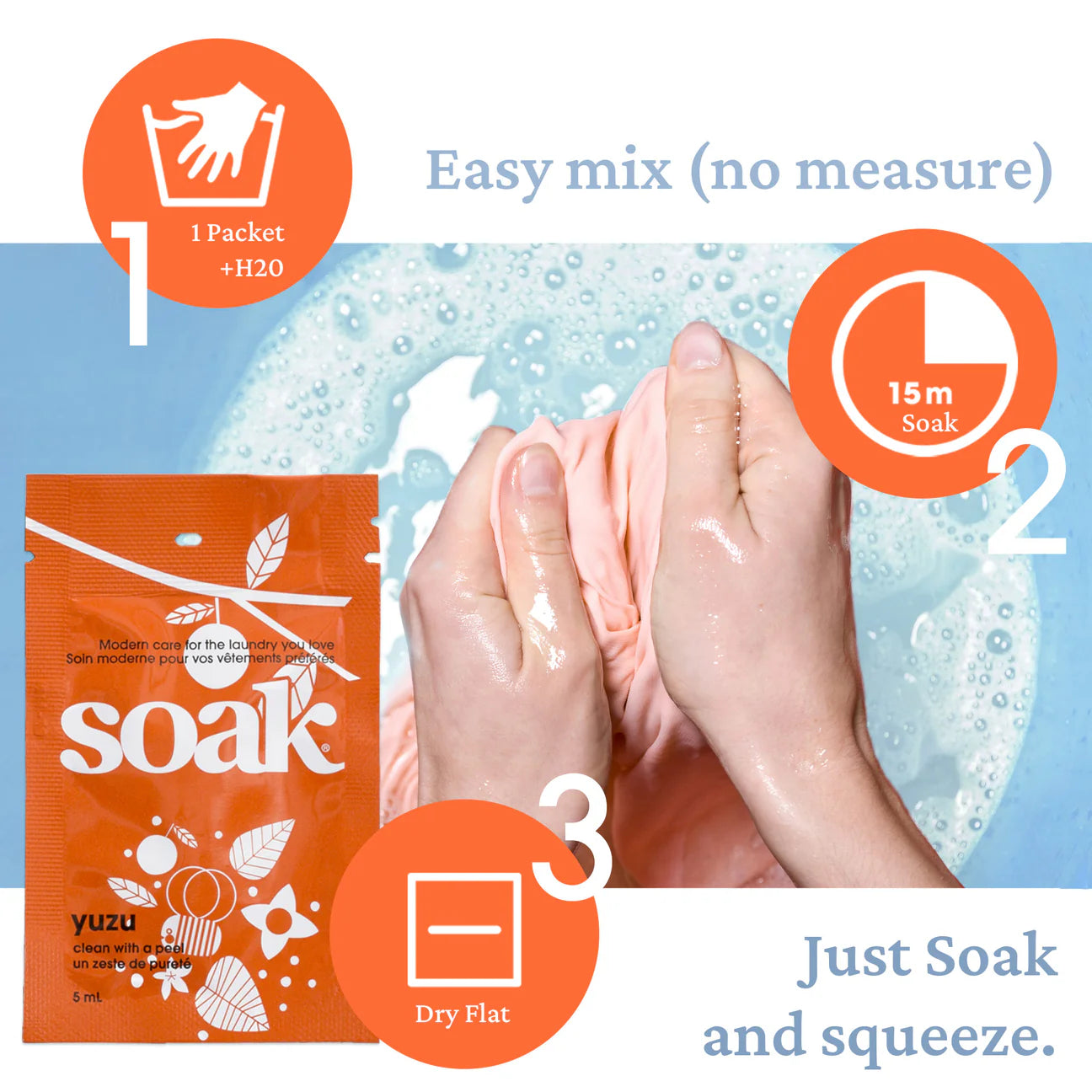 Soak Wash Minisoak | 1tsp 5ml | Sachet