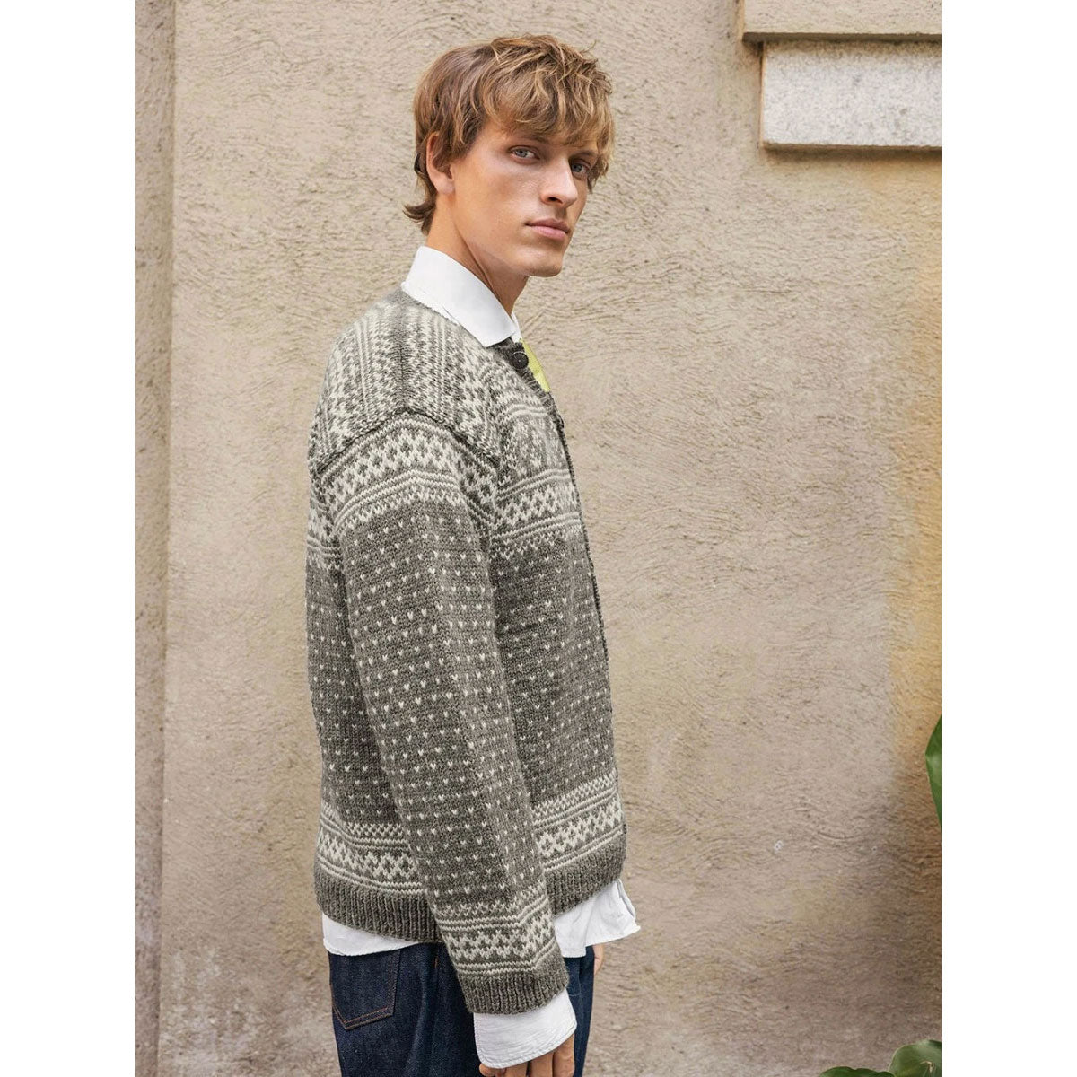 Setesdal Man's Cardigan 2510-07 | Printed Knitting Pattern
