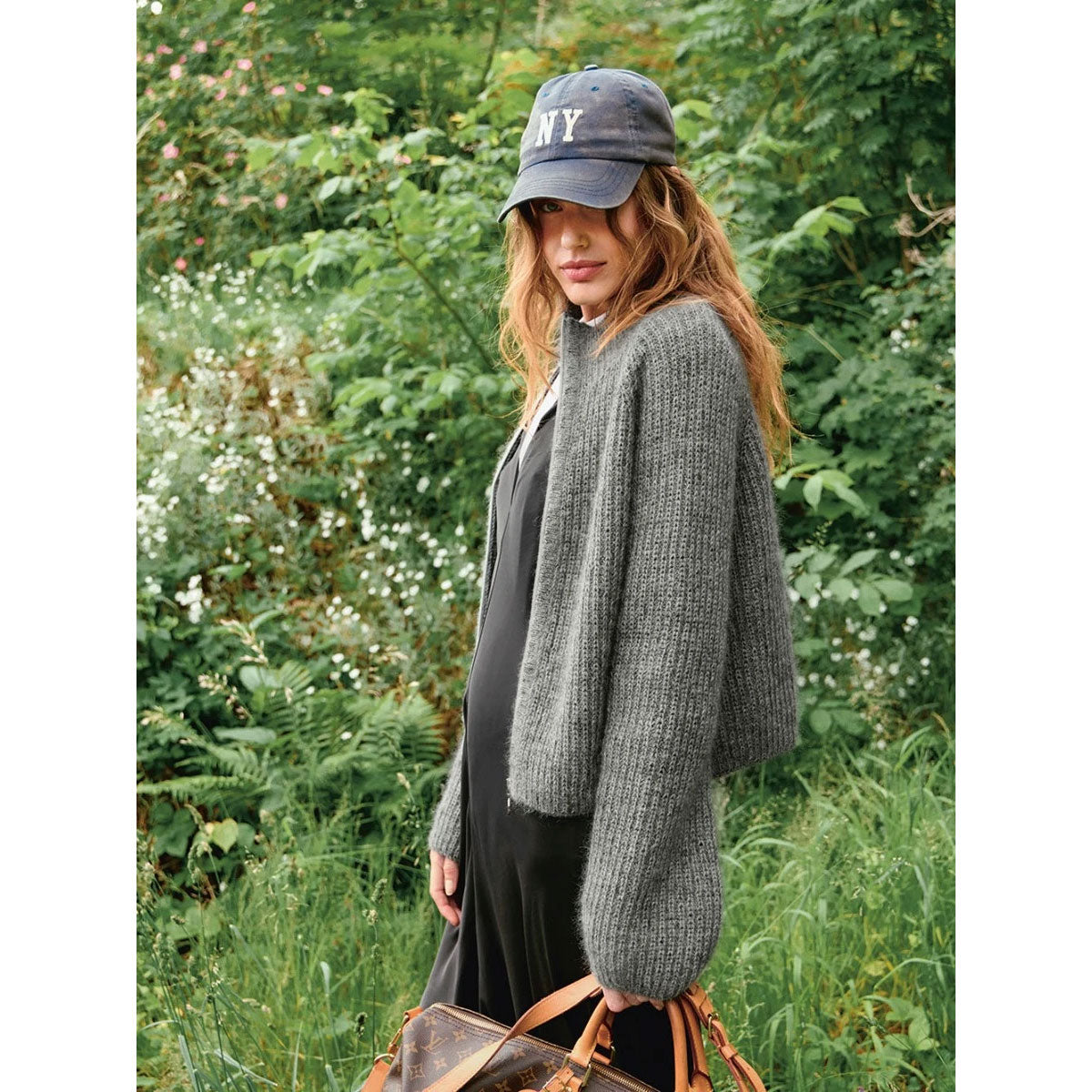 Tia Zipper Jacket 2507-10 | Printed Knitting Pattern