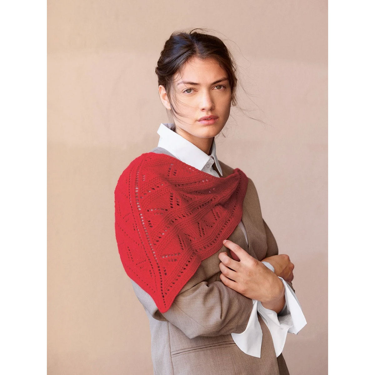 Petra Scarf 2508-01 | Printed Knitting Pattern