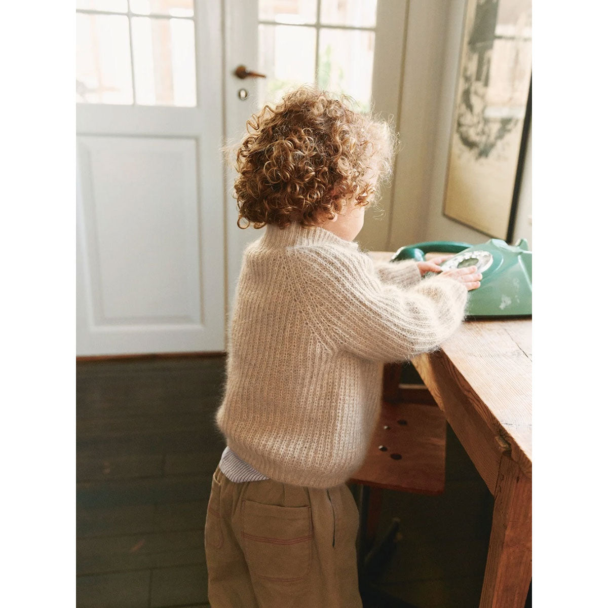 Tia Zipper Jacket Junior 2601-03 | Printed Knitting Pattern