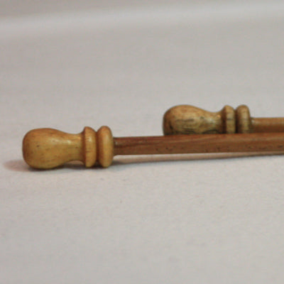 Subabul 16in (40cm) Wooden Straight Knitting Needles
