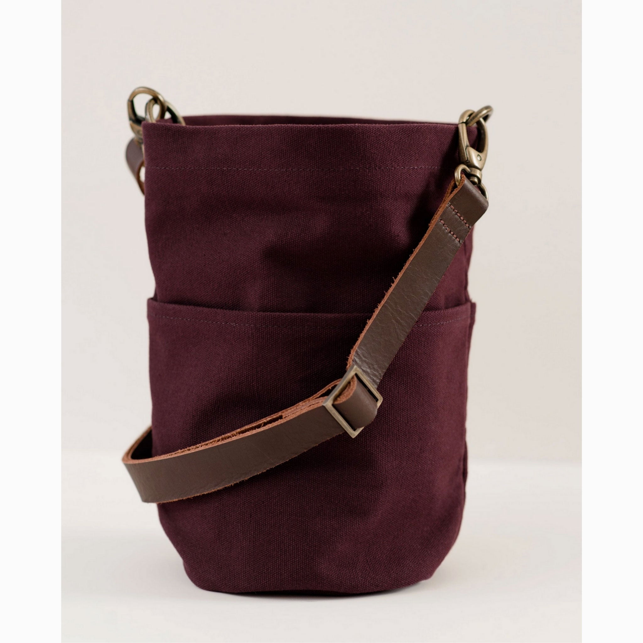 Waxed Canvas Bucket Bag | Knitter Gift