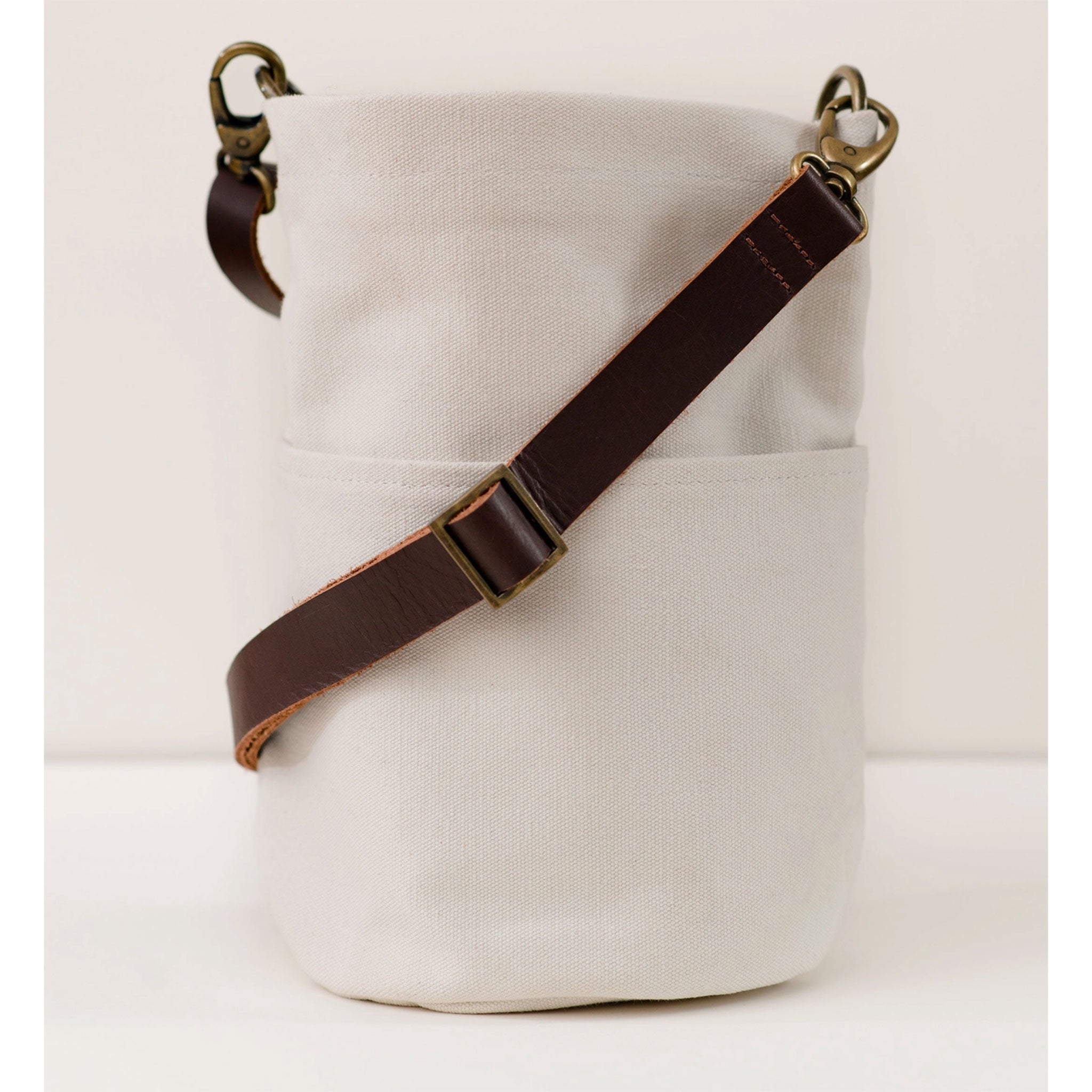 Canvas Bucket Bag | Knitter Gift