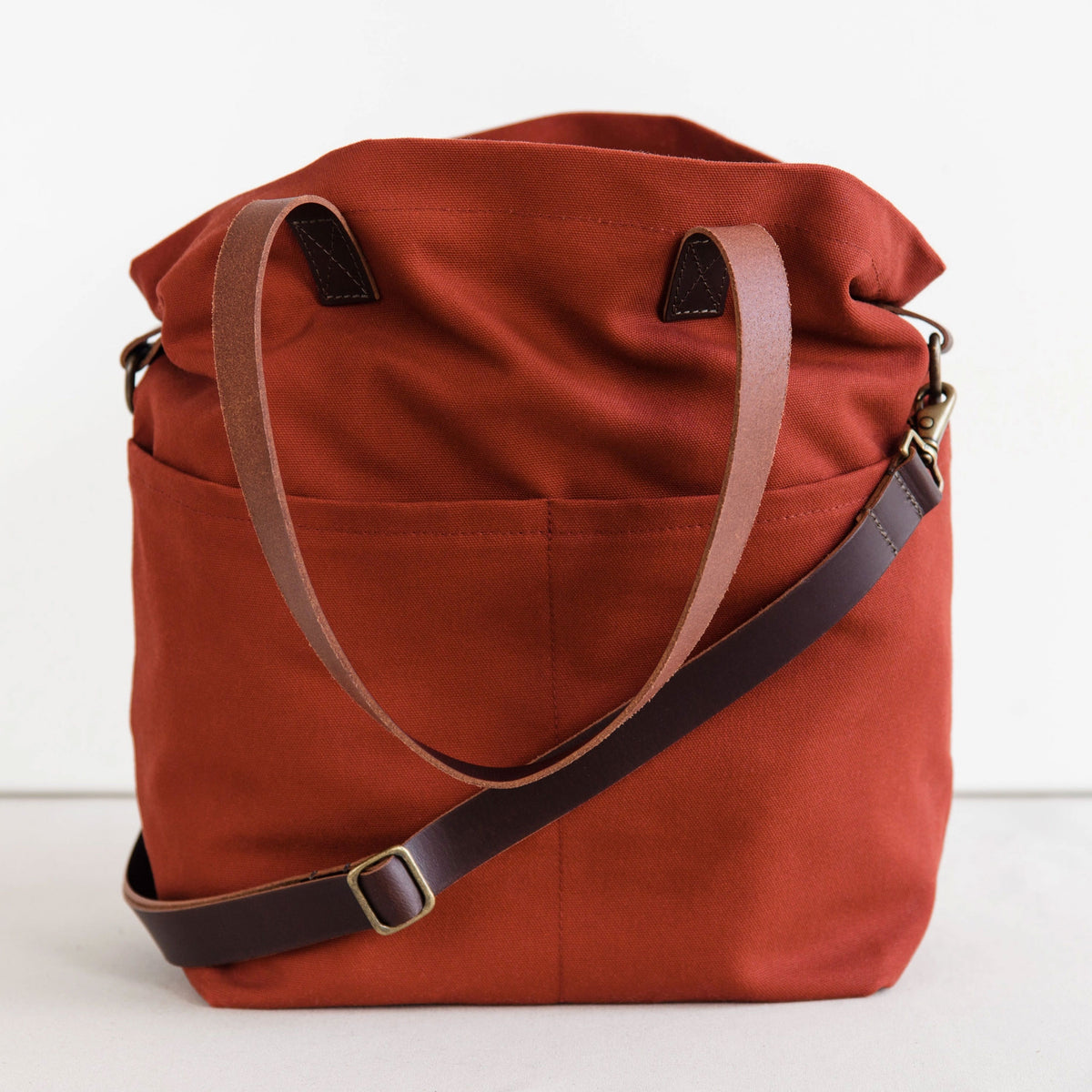 Twig & Horn Canvas Crossbody Project Tote | Knitting Bag