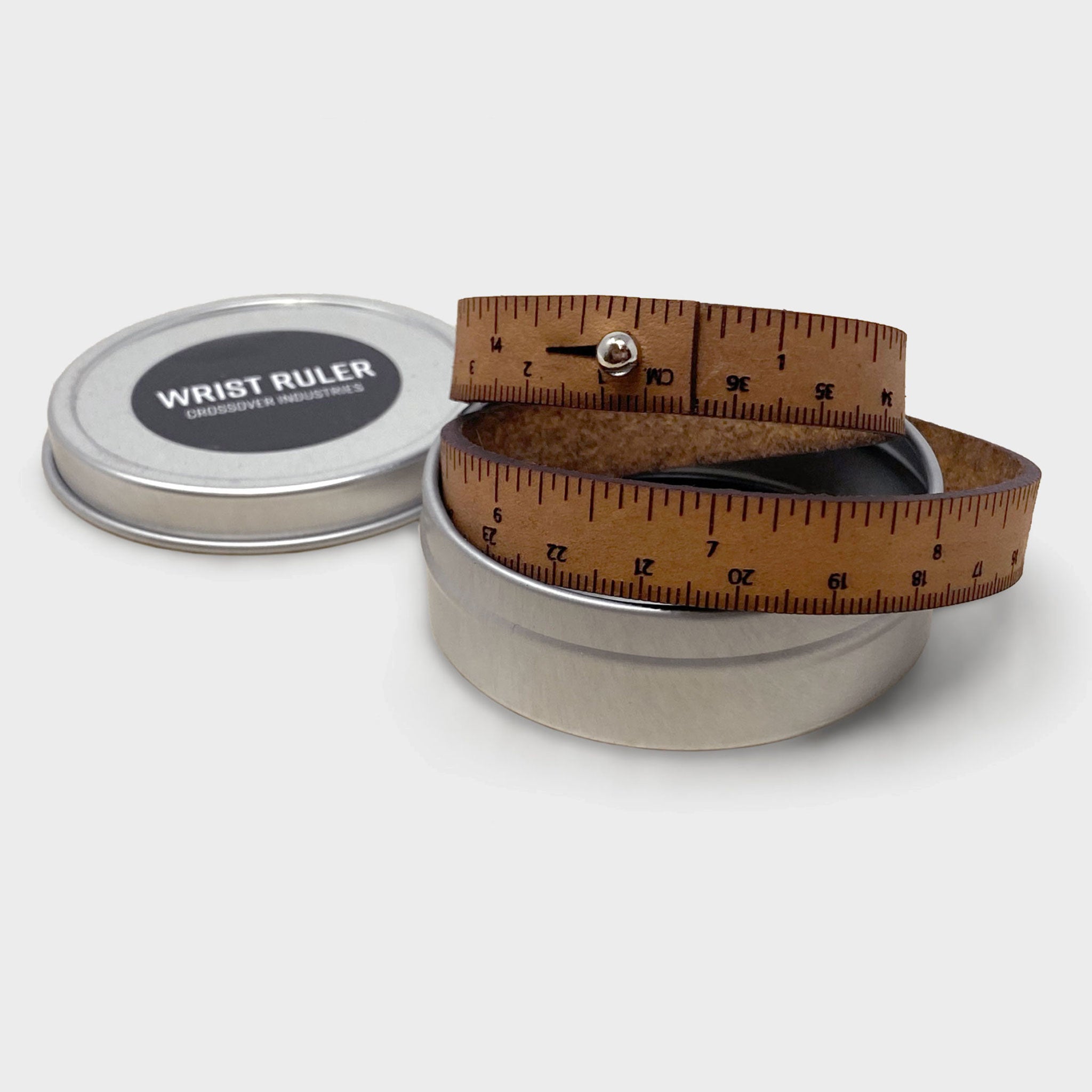 WRIST RULER | Leather Tape Measure Bracelet 15in long