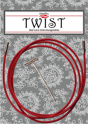 ChiaoGoo TWIST Red Lace Cables - Small - Green Tea Yarns